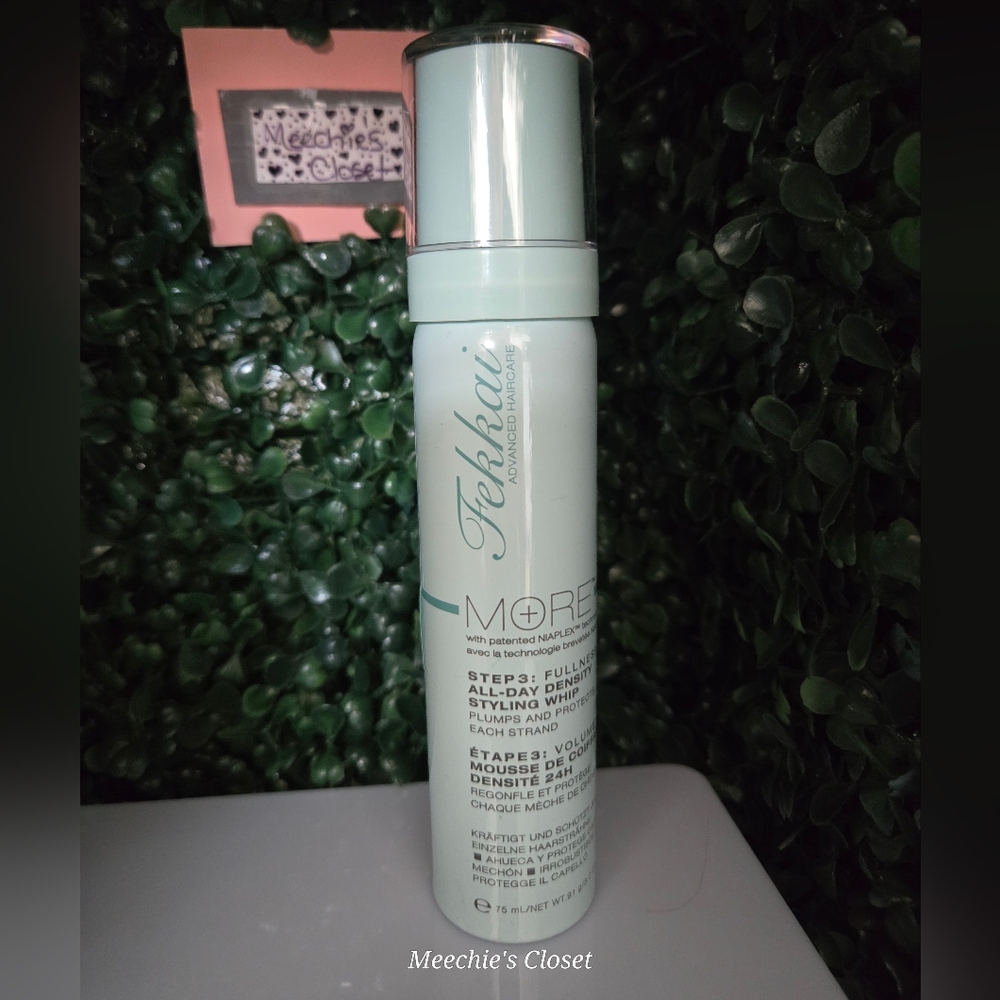 FEKKAI MORE + Step 3 Fullness Density Styling Whip Mousse 3.2 oz/75 ml RARE